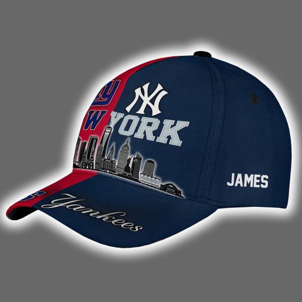 NY Giants x Yankees Skyline Classic Cap 2