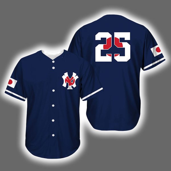 NY Yankees Japanese Flag Jersey 2025 Giveaway