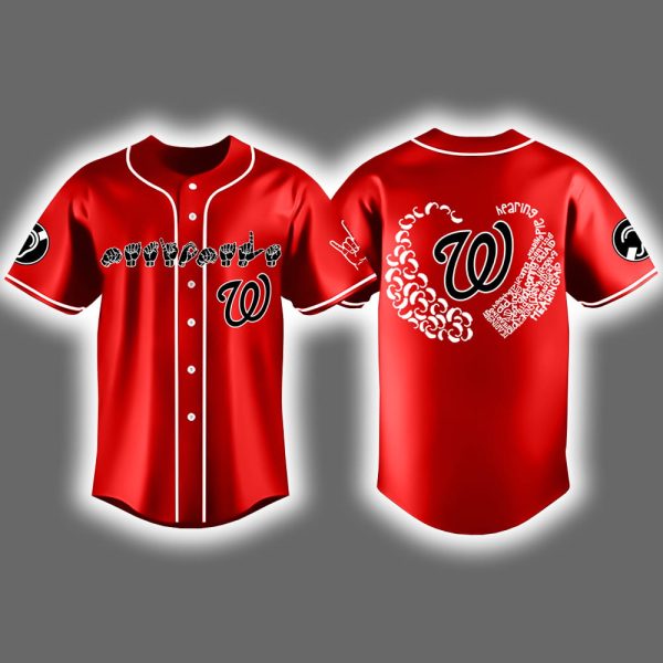 Nationals Deaf & Hard-of-Hearing Awareness Day 2025 Jersey