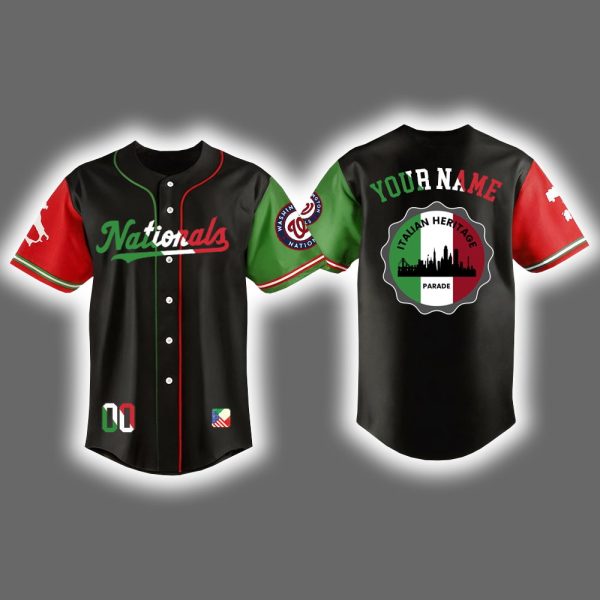 Nationals Italian Heritage Month 2025 Jersey