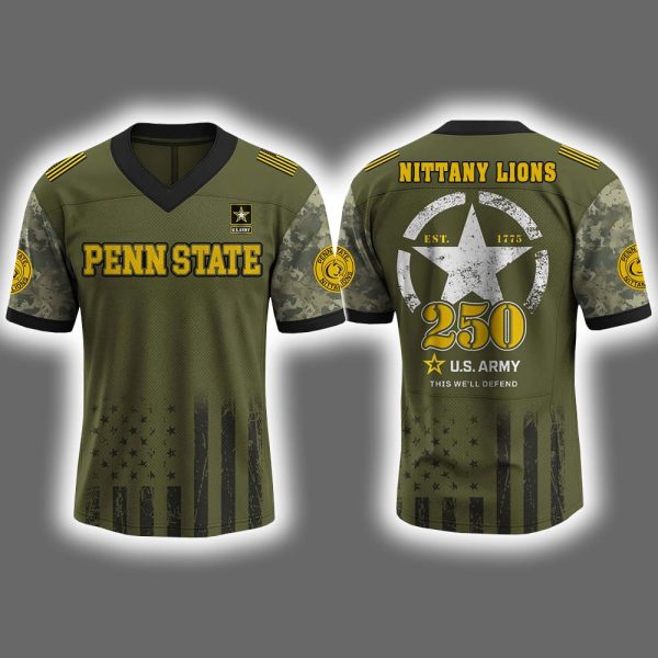 Nittany Lions US ARMY 250th Birthday Celebration 2025 Jersey