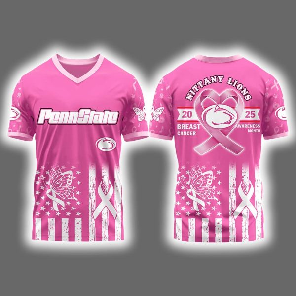 Nittany Lions x Breast Cancer Awareness Month 2025 Football Jersey