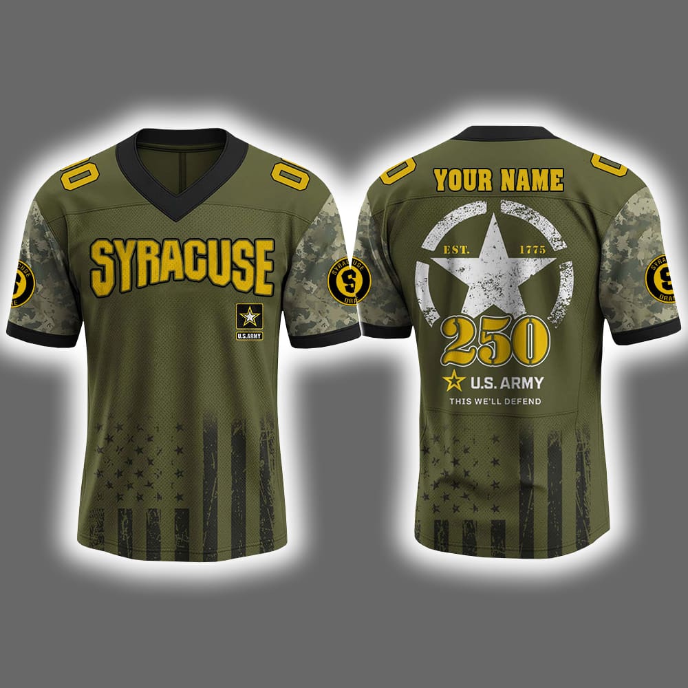 Orange US ARMY 250th Birthday Celebration 2025 Jersey Orange US ARMY 250th Birthday Celebration 2025 Jersey