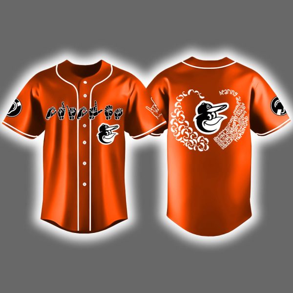 Orioles Deaf & Hard-of-Hearing Awareness Day 2025 Jersey