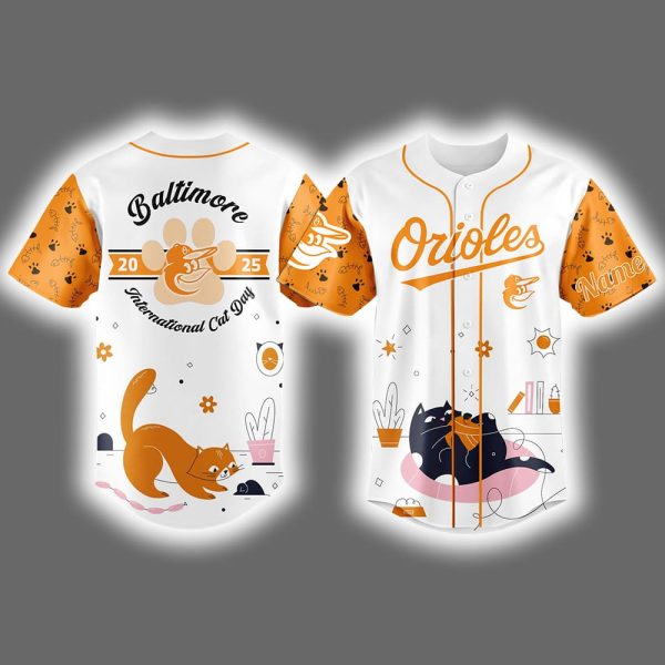 Orioles International Cat Day 2025 Jersey