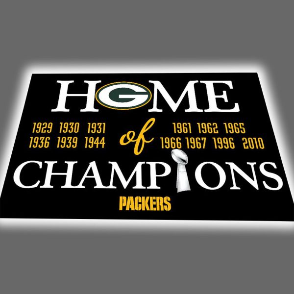 Packers Home of Champions Doormat