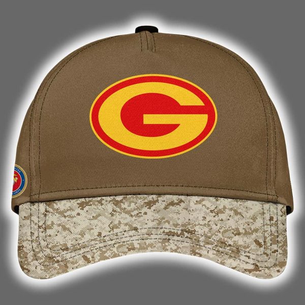 Packers USMC 250th Birthday Celebration Night Game 2025 Hoodie Joggers Cap 3