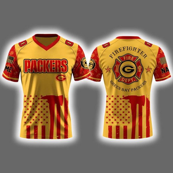 Packers x Firefighter Appreciation Night 2025 Football Jersey