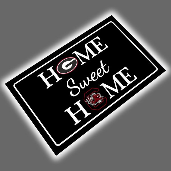 Packers x Gamecocks Home Sweet Home Doormat 2