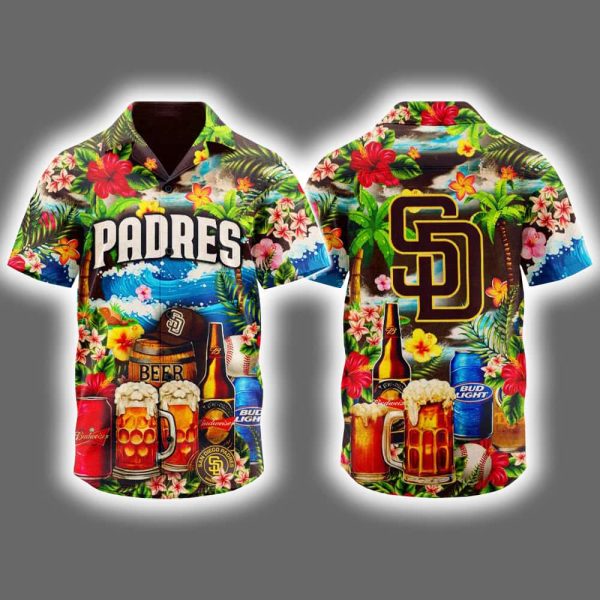 Padres Summer Beers Hawaiian Shirt