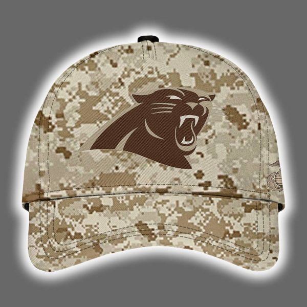 Panthers 2025 United State Mine Corps 250th Anniversary Hoodie Joggers Cap 3