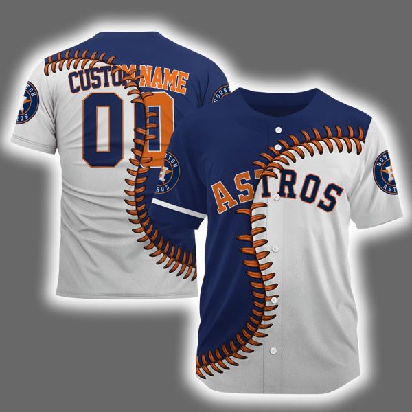 Personalized Astros Baseball Jersey