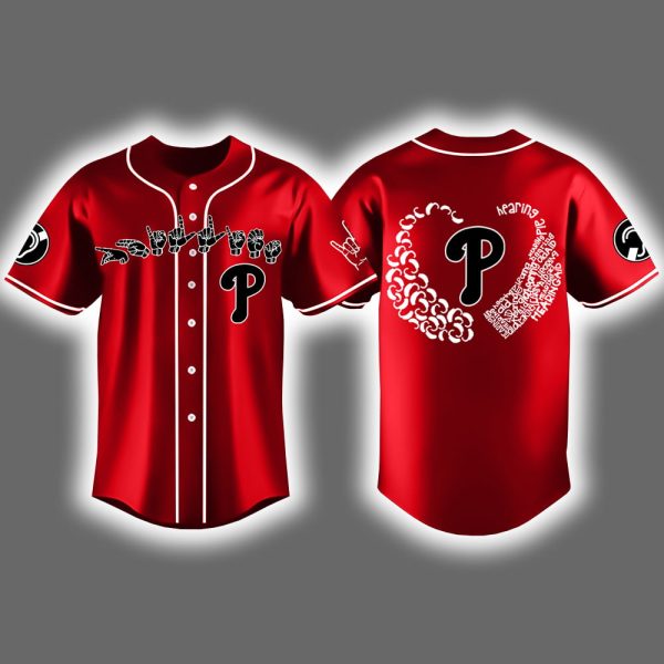 Phillies Deaf & Hard-of-Hearing Awareness Day 2025 Jersey