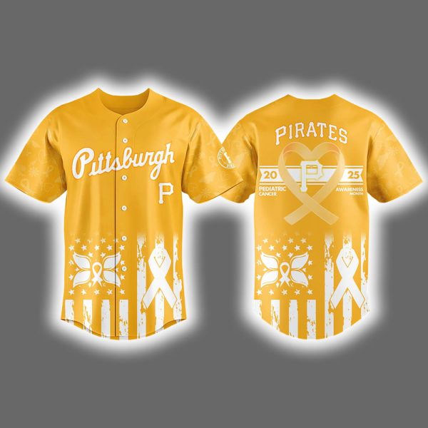 Pirates Pediatric Cancer Awareness Day 2025 Jersey