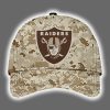 Raiders 2025 United State Mine Corps 250th Anniversary Hoodie Joggers Cap 3