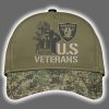 Raiders Happy Veterans Day Night Game 2025 Hoodie Joggers Cap 3