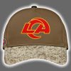 Rams USMC 250th Birthday Celebration Night Game 2025 Hoodie Joggers Cap 3