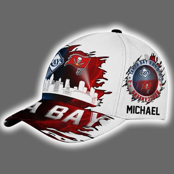 Rays x Buccaneers Skyline Personalized Hat 2