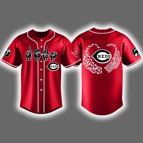 Reds Deaf & Hard-of-Hearing Awareness Day 2025 Jersey