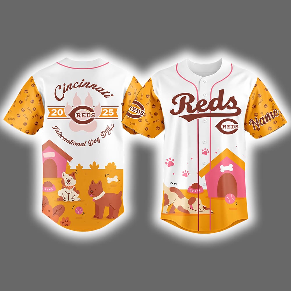 Reds International Dog Day 2025 Jersey Reds International Dog Day 2025 Jersey