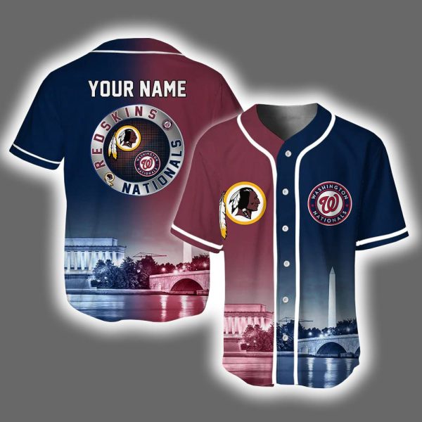Redskins x Nationals Personalized Jersey