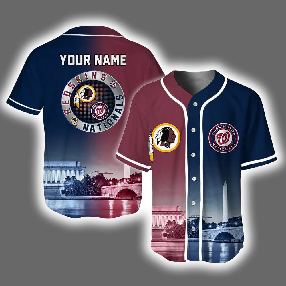 Redskins x Nationals Personalized Jersey Redskins x Nationals Personalized Jersey