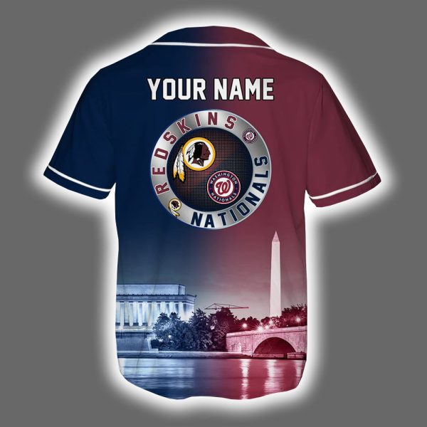 Redskins x Nationals Personalized Jersey 3