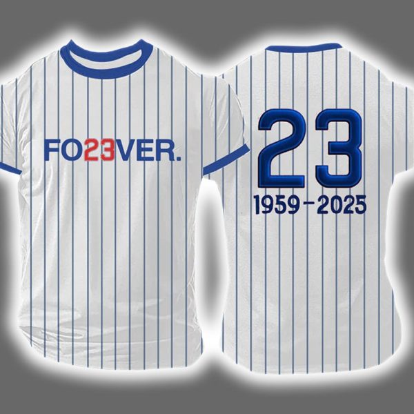 Ryne Sandberg Fo23ver No.23 1959-2025 Printed Shirt