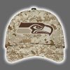 Seahawks 2025 United State Mine Corps 250th Anniversary Hoodie Joggers Cap 3