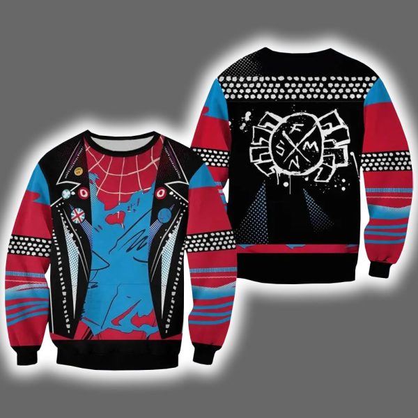 Spider Punk Halloween Costume Shirt 2