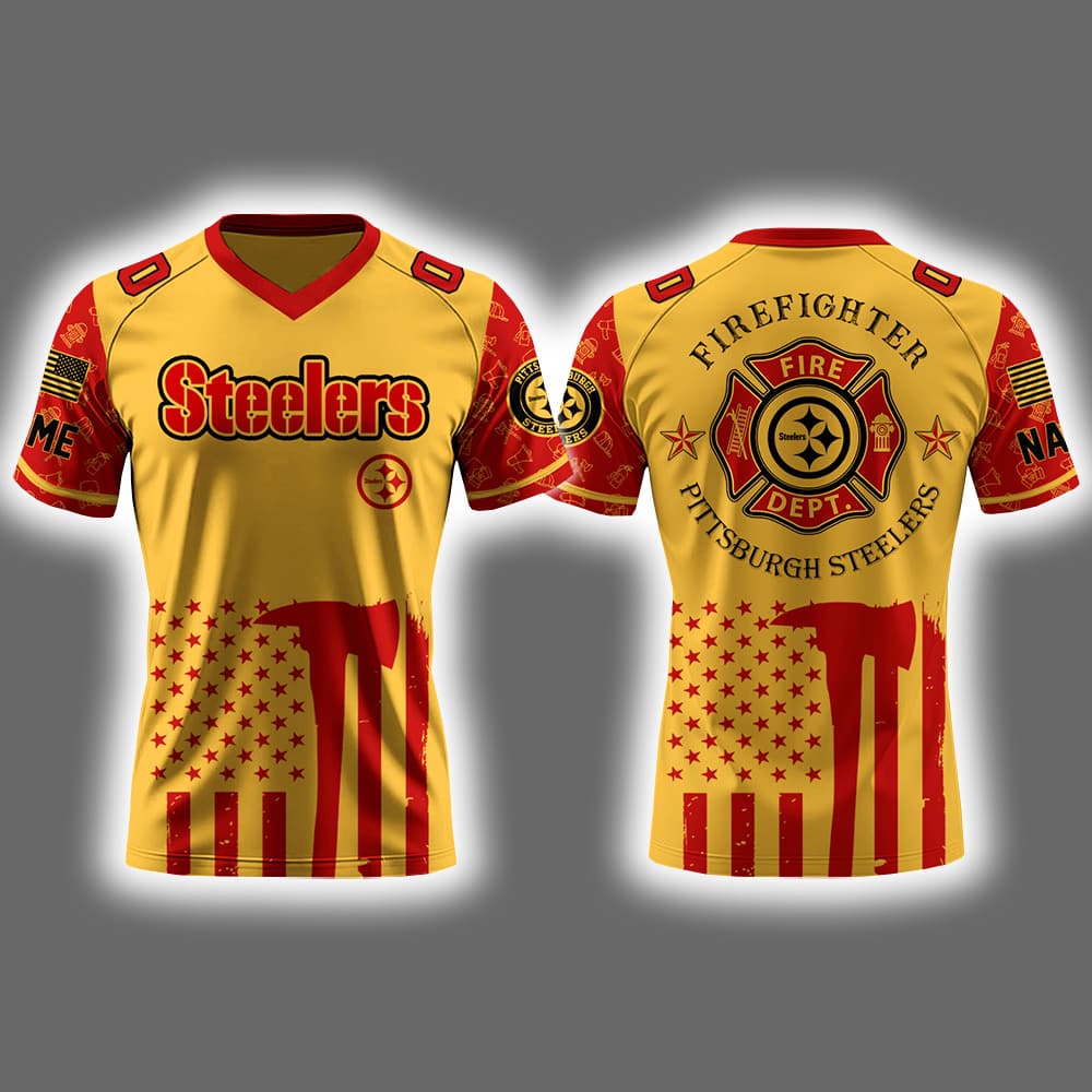 Steelers x Firefighter Appreciation Night 2025 Football Jersey Steelers x Firefighter Appreciation Night 2025 Football Jersey