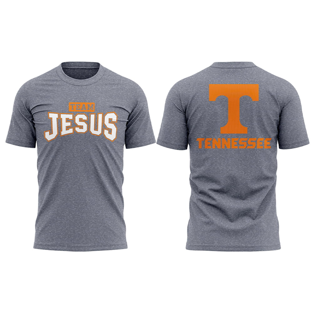 Tennessee Football Team Jesus Two-Sided Shirt Tennessee Football Team Jesus Two-Sided Shirt
