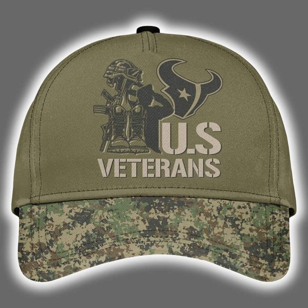 Texans Happy Veterans Day Night Game 2025 Hoodie Joggers Cap 3