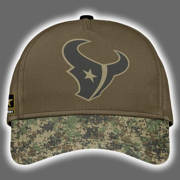 Texans US Army 250th Birthday Celebration Night Game 2025 Hoodie Joggers Cap 3
