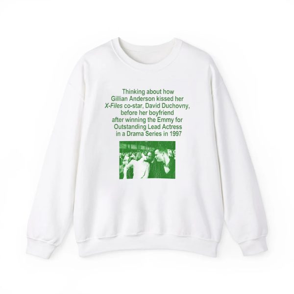 Thinking About How Gillian Anderson Kissed Her X Files Co Star David Duchovny Shirt 2