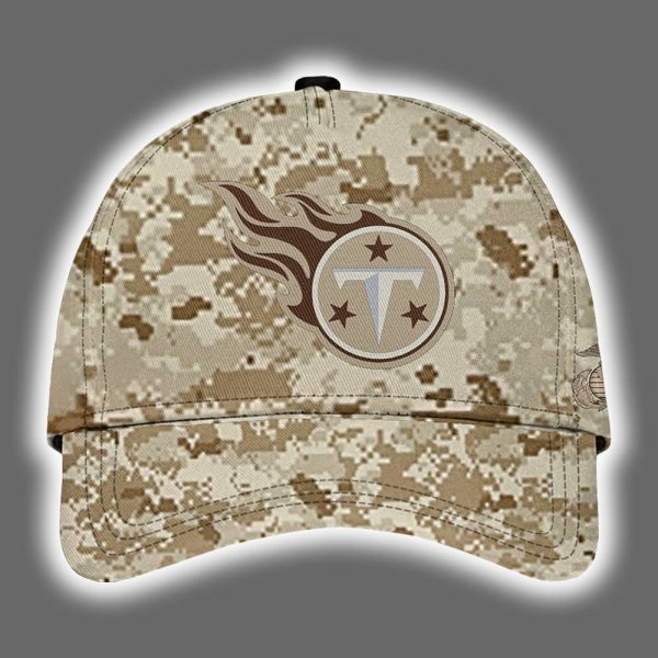 Titans 2025 United State Mine Corps 250th Anniversary Hoodie Joggers Cap 3