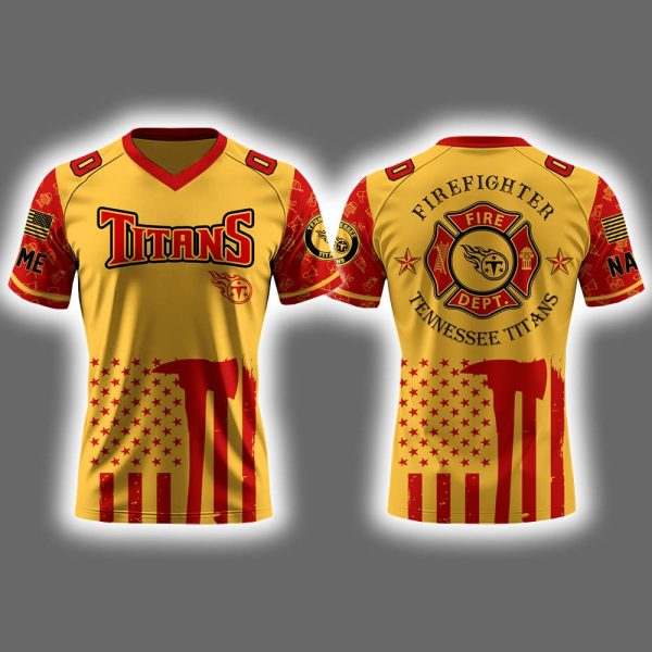 Titans x Firefighter Appreciation Night 2025 Football Jersey
