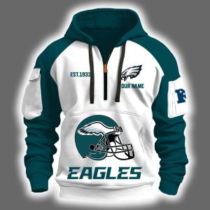 2025 Eagles Est 1933 Quarter Zip Hoodie