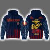 Vikings USMC 250th Birthday Celebration 2025 Hoodie