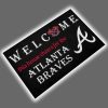 Welcome This House Cheers for The Braves Doormat 2