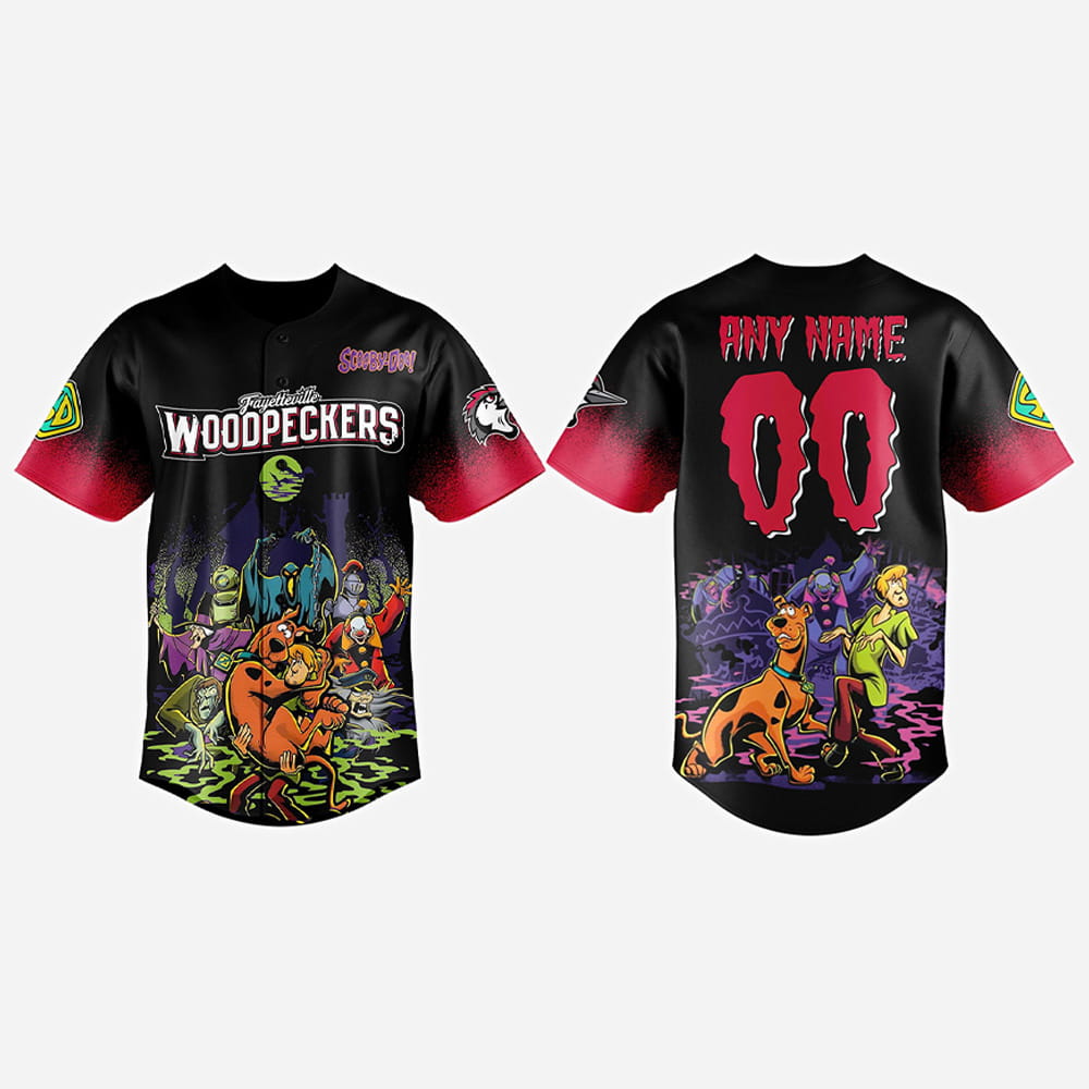 Woodpeckers x Scooby-Doo Night Halloween 2025 Jersey Woodpeckers x Scooby-Doo Night Halloween 2025 Jersey
