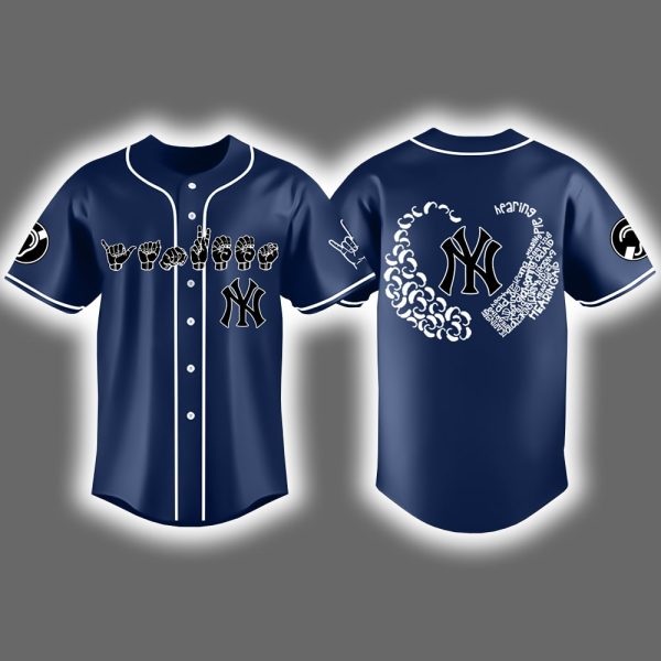 Yankees Deaf & Hard-of-Hearing Awareness Day 2025 Jersey