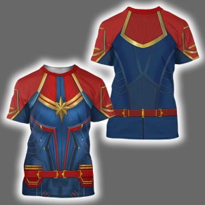 Captain Marvel Halloween Cosplay Shirt