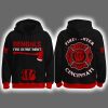 2025 Bengals Firefighter Appreciation Night Game Hoodie Joggers Cap