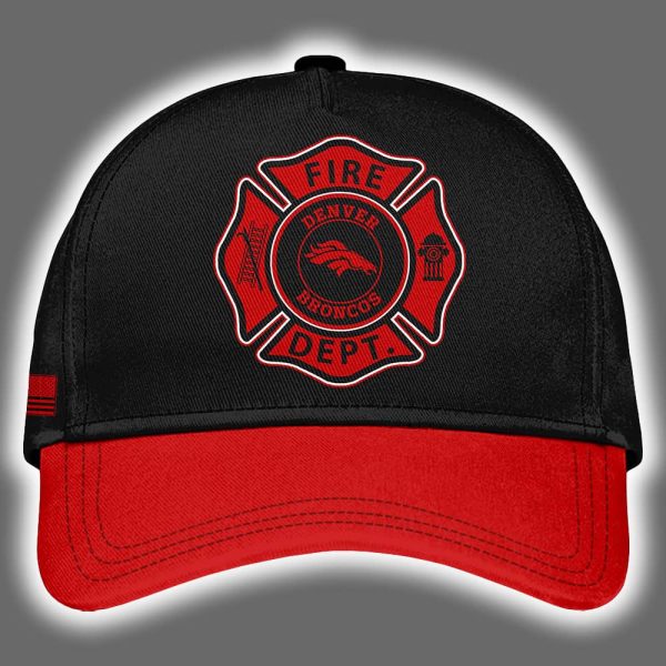 2025 Broncos Firefighter Appreciation Night Game Hoodie Joggers Cap 3