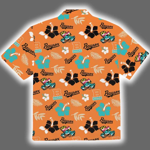 2025 Chesapeake Baysox Island Luau Night Hawaiian Shirt Giveaway 3