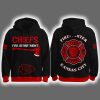 2025 Chiefs Firefighter Appreciation Night Game Hoodie Joggers Cap