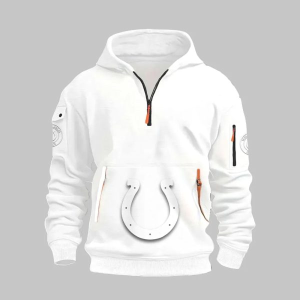 2025 Colts White Out Quarter Zip Hoodie 2