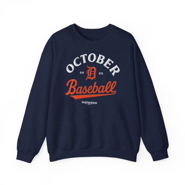 2025 Detroit October Baseball Shirt 2