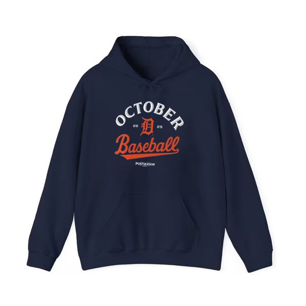 2025 Detroit October Baseball Shirt 4
